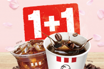 [KFC] 아메리카노 1+1! 1,500원 4월 13일 ~