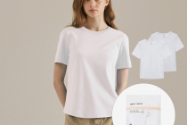 [쿠팡] 베이직하우스 여성용 순면 40수 반팔 티셔츠 LATS0203 2팩 14,900원