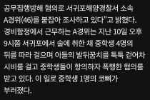 길가던 중학생 코뼈 부러뜨리고 출동 여경 물어뜯은 '만취 해경'