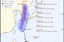 태풍 마이삭 예상경로 한국 미국 일본 비교