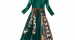 [쿠팡] 셀럽당 여성 니트 원피스 추동 패션 긴팔 스웨터 패치 프린트 롱 플리츠 스커트 32,500원
