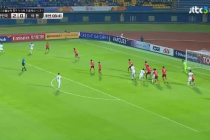 AFC U-23 올림픽예선 한국 VS 이란 후반 이란 추격골 2 : 1