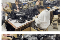 중국의 오징어게임 마스크 공장