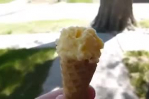 아이스크림 먹는 다람쥐