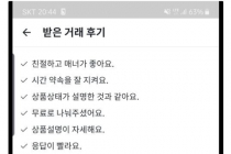 당근마켓 훈훈한 후기