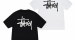 [쿠팡] [당일발송] 스투시 본사 정품 베이직 티셔츠 공용 반팔 블랙 화이트 1904870 1905000 109,000원