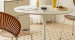 [쿠팡] 로얄다이아 카페 라운드 테이블 원형 탁자 식탁 타원형 홈카페 티테이블, 1000 화이트 - 라운드 테이블 99,900원